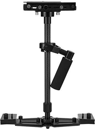 Schwebestativ Handstabilisator Für Kameras Bis 4 KG Aus Kohlefaser Und Aluminium Mit Tasche für DSLR Kameras und Camcorder