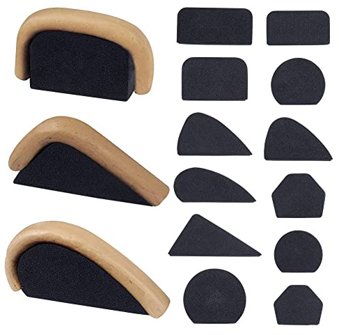 PLIGREAT 12 Moldes para Tazas de Cerámica, Moldes para Tazas de Vaso, Moldes para Tazas de Varios Tamaños, Moldes para Tazas de Cerámica, Herramienta para Hacer Tazas a Mano