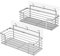 Oriware Adhesivo Estantes Cesta para Ducha Estanteria Organizador Baño Acero Inoxidable Sin Taladro - 2 Piezas
