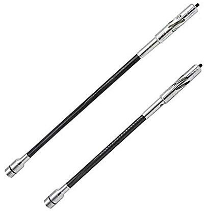 SHARROW Bogen Stabilisator Stange Hauptpol Extender Stoßdämpfer Dämpfung Balance Bar für Compound Recurve Bogen (28,5 Zoll Hauptstab)
