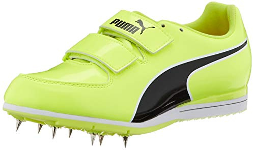 PUMA Unisex Evospeed Triple Jump/PV 6 Sneaker, Fizzy Yellow Black, 40 EU