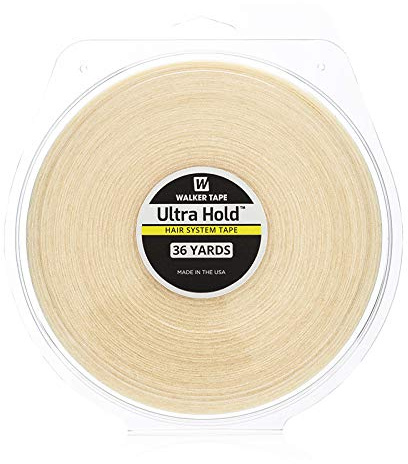 Ultra Hold Walker Doppelseitige Roll Bänder Aufkleber Klebstoff Männer Haar System Ersatz Toupee Haarverlängerung Perücke Bundles Spitze Frontal(36 Yards & 1/2 Zoll)