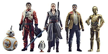 Star Wars Hasbro F1419 Celebrate The Saga Spielzeuge Der Widerstand Figuren Set, 9,5 cm große Action-Figuren zum Sammeln 6er-Pack, für Kids ab 4 Jahren