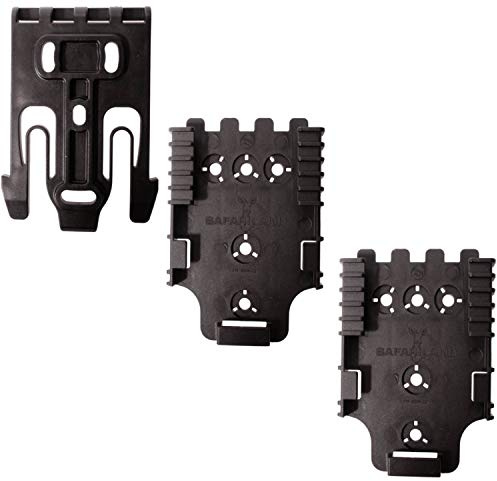 SAFARILAND QLS-Kit 3 (1 x Gabel, 2 x Aufnahmeplatte) / beige (FDE Brown)