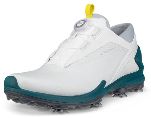ECCO Mens Biom Tour Boa Golf Shoes - White - UK 10