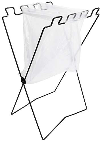 Julyue Porta Sacco della Spazzatura Portatile, Supporto Pieghevole per Spazzatura in Filo di Ferro, Porta Rifiuti da Esterno per Campeggio, Barbecue, Picnic, Cucina, Foglie, Cortile