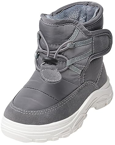 Bottes pour Bébé Fille Garçon - Fourrée Chaussures d'hiver Chaud Polaire Cheville Bottines Imperméables Hautes Printemps Automne Classiques Caoutchouc à l'Extérieur Premier Cadeau d'anniversaire