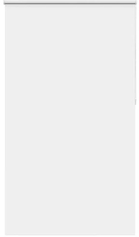 vidaXL Verdunkelungsrollo Weiß 125x230cm Stoffbreite 121,6cm Polyester, Rollo, Klemmfix, Thermorollo, Verdunklungsrollo, Klemmrollo, Fensterrollo