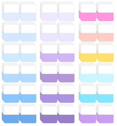 Pestañas de índice Adhesivas,360 pcs Notas Marcadores Índices,Pestañas Adhesivas de Colores para Notas,Libros,Clasificación de Archivos,Escuela,Oficina