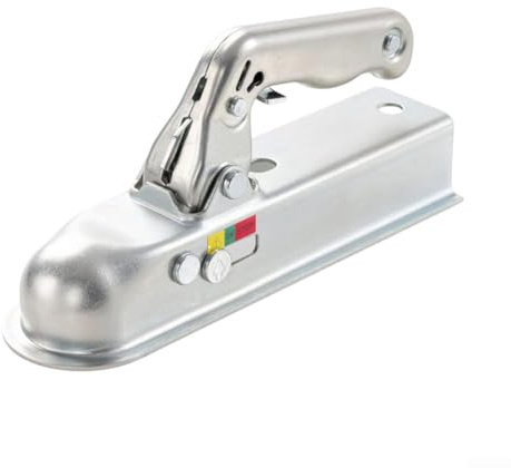 Remolque de forma segura con un enganche resistente, compacto y de 50 mm para remolques sin freno de hasta un peso máximo de 750 kg