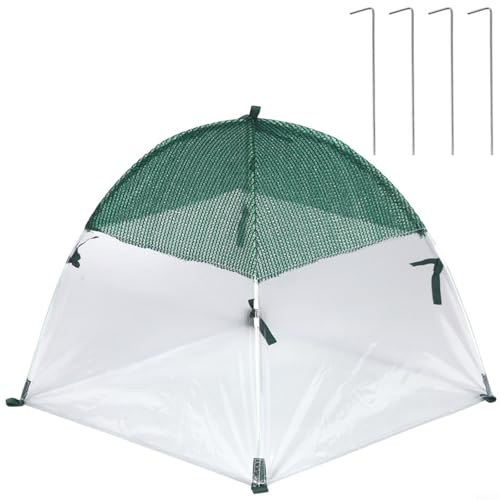 TONIXY Mini serre - Protection contre le froid - Avec clous de sol - Pour jardin, terrasse, balcon (D)