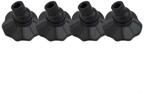Piedini antiscivolo per sedie pieghevoli, 4 pezzi, coperture in plastica per uso esterno (13 mm)