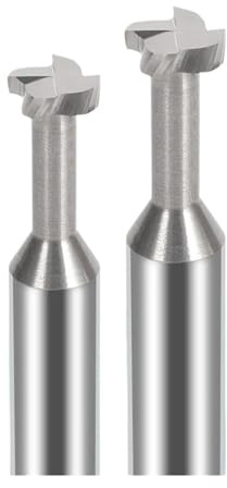 Molino de extremo de ranura T, Fresado de ranuras en T Herramientas de tungsteno Metal Aluminio Acero Cobre Mecanizado Ranurado Fresa de extremo