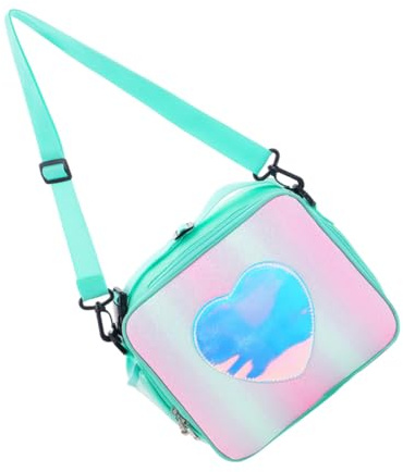 Toyvian Bolsa Almuerzo Aislada para Niñas Bolsa Térmica Portátil para Almacenamiento de Comida Apertura Amplia para Picnic Lonchera Escolar