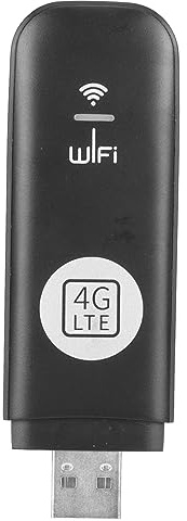 Ejoyous Modem WiFi USB, Prise en Charge des Utilisateurs 3G 8 Partageant la sécurité Signal Stable WiFi Mobile 4G Haute Vitesse 150 Mbps avec Emplacement pour Carte SIM pour Ordinateur Portable pour