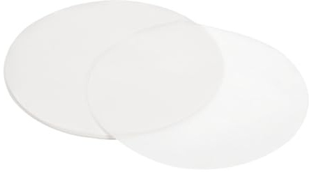 QUARKZMAN 100 Fogli Di Carta Forno Rotondi, 9 Pollici Carta Forno Antiaderente Per Teglia Pizza, Teglia Torte, Springform Pan, Bianco