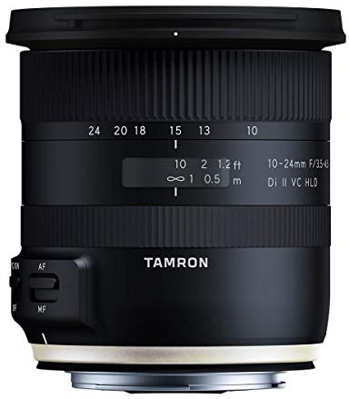 Tamron 10-24mm F/3.5-4.5 Di-II VC HLD Wide Angle Zoom Lens for Canon APS-C Digital SLR Cameras (6 Year Limited USA Warranty)