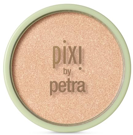Pixi Glow-y Powder | Radiant Blush & Highlighter Duo | Seidiges, lichtreflektierendes Strahlungspuder | Fügt schiere Farbe und Glanz hinzu | Pfirsich-y Glow | 10,21 g