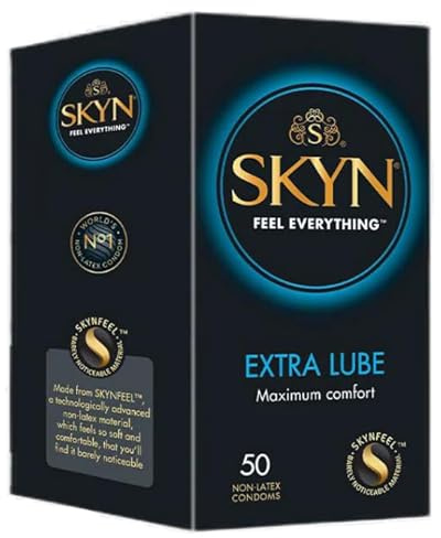 SKYN Extra Lubricated Latex-Free Condoms Pack of 50
