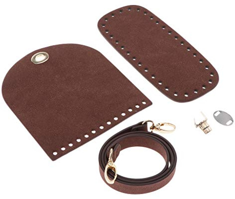 Hellery Einlegeboden Taschenboden Tascheneinlegeboden mit Taschenzubehör zum Nähen und Häkeln für Taschen-Herstellung - Kaffee