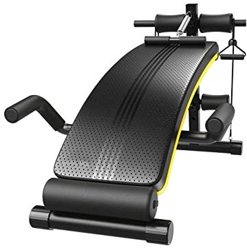 Hantelbank Hantelbank, faltbare, verstellbare Heim-Fitnessbank, Mehrzweck-Sit-Up-Bank, Krafttraining für aufrechte/schräge/gefälle und flache Trainings-Fitnessgeräte
