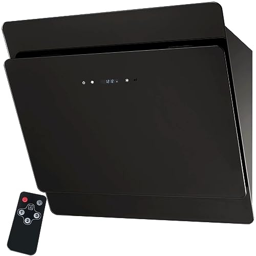 Syntrox Germany Dunstabzugshaube 60 cm Empina, mit Touch Screen und Fernbedienung Leise leistungsstarke Abzugshaube, Küchenentlüftung mit Touch-Screen, 210 Watt