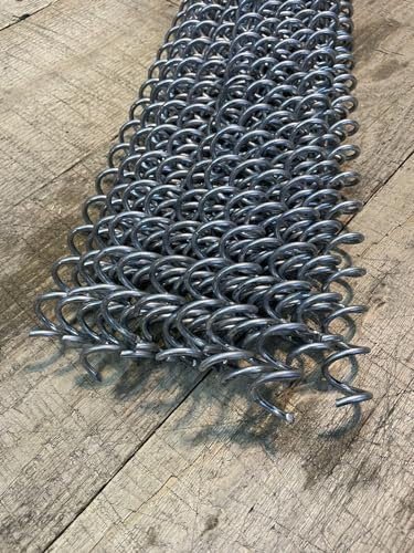 50x Gabion Spirals Helicoils connectors for Wire Mesh Baskets 100cm Long 4mm Diameter, 25mm coil spacing