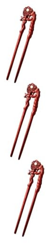 FRCOLOR 3stücke Vintage Haarnadel Für Frauen Dekorativer Haarstab Für Hochsteckfrisuren Und Zöpfe Orientaler Stil Robust Und Praktisch Für Langes Haar