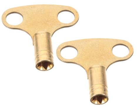 iplusmile 2pezzi Chiave Di Spurgo Per Radiatore in Rame Chiave Di Spurgo Del Radiatore Accessori Per Radiatori Chiavi Per Impianti Idraulici