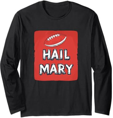 Cooles American Football Event und Hail Mary Moment Kostüm Langarmshirt