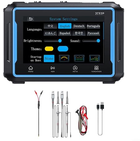 Digitales Oszilloskop mit Dual-K, 50 MHz Bandbreite, Multimeter-Signalgenerator für FNIRSI-2C53P, tragbarer Tester, 64 K Tiefe