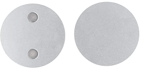 RASTKY Fire Alarm Smoke Detector Magnetic Fastening Set High Strength Installation Tool for Various Detectors, Galvanized Sheet Material 2pcs Mounting Plate