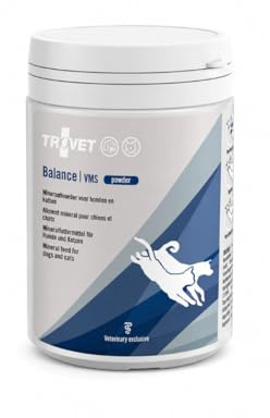 Trovet Balance VMS Polvo | 250 g | Suplemento alimenticio para Perros y Gatos | Mezcla de vitaminas y minerales hipoalergénica | Fórmula sin Rellenos como Cereales o almidón