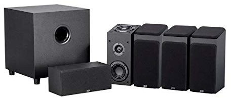 Monoprice Premium 5.1.4-Ch. Immersive Home Theater System - with 8 Inch 200 Watt Subwoofer, Dolby Atmos Compatible, Black