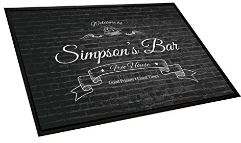 Personalised Door Mat for Home Bar, bar, pub, non-slip floor Mat