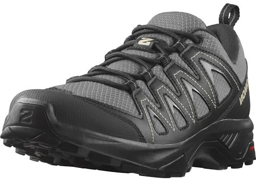 Salomon X Braze Herren Outdoorschuhe, Outdoor-bereit, Sportliches Design, Vielseitiger Einsatz, Pewter, 43 1/3