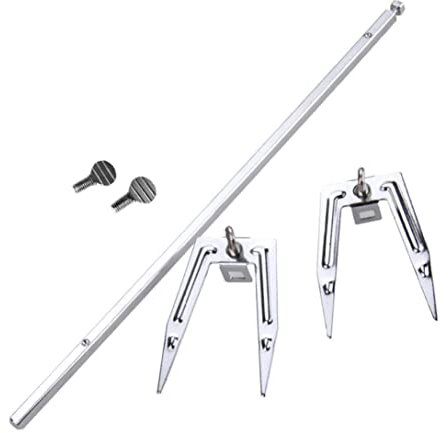 Stainless Steel Rotisserie Meat Forks Air Fryer Fork Grill Spit Rod Roast Chicken Fish Forks Barbecue BBQ Accessories 34cm