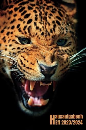 hausaufgabenheft 2023/2024 Leopard: Geeignet für Jungs, Mädchen, Teenager und alle Schüler , Schulplaner und Wochenplaner Mit Raum Für Notizen