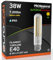 Lampada LED E40 38W Tubolare 7200 lumen Filamento Bianco Caldo 3000K - Sostituzione Alogenuri Metallici - Alta Efficienza 189 lm/W - Impermeabile IP65 - diffusore in vetro trasparente