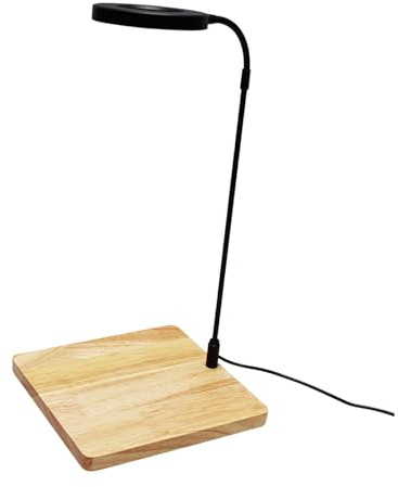 Folpus Aquarium Light Plant Light with Stand Water Plants Lamp, Fish Tank Light USB Powered for Potted Plants Plant Growth Ornament, 22cmx23.5cm board