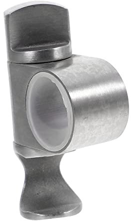 WOONEKY Brausehalter Für Duschstange - Edelstahl Nickel Gebürstet Stabil 360° Drehbar