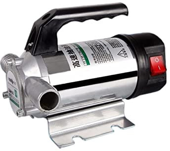 Pompe de surpression, 50l/min petite pompe de ravitaillement automatique 12 V pompe de transfert de carburant automatique électrique for pomper l'huile/diesel/kérosène/eau(2)