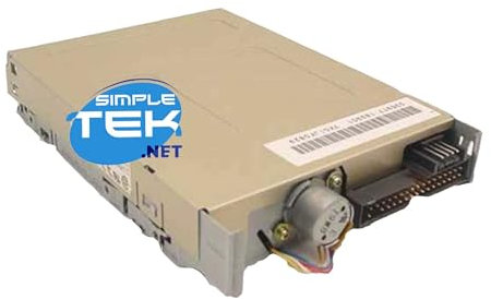 SIMPLETEK - D359T7 | 3,5 IDE/EIDE Floppy Disk Player | Weiß | Elegant und zuverlässig (generalüberholt)