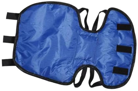 Folpus Wadenwarme Kleidung, Oxford-Stoff, frostbeständig, hält die Waden warm, bequemer Blauer Wadenmantel, S
