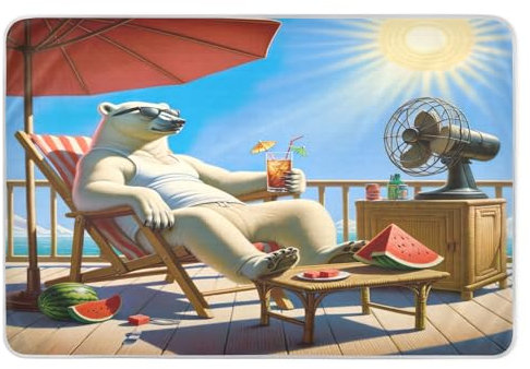 Relaxed Bear Summer Yellow wasserdichte Einlagen für Bett waschbar, waschbare Inkontinenzeinlagen, wiederverwendbare Einlagen für Inkontinenz