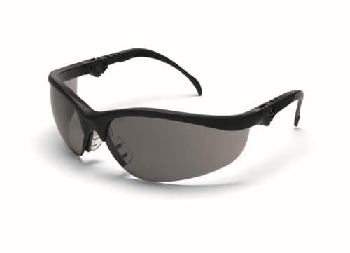 MCR Safety Klondike Plus - Gafas de seguridad (1 unidad), color negro y gris