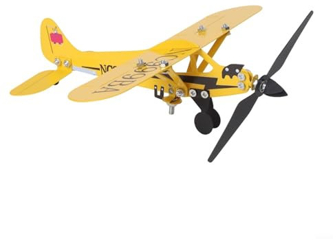 Veleta decorativa para molino de viento para avión, mejora tu jardín o patio con una artesanía única de metal