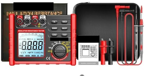 MH15 Megaohmetro di isolamento digitale 6000 conteggi Ohmetro Test condensatore Tester resistenza Misuratore tensione Strumenti