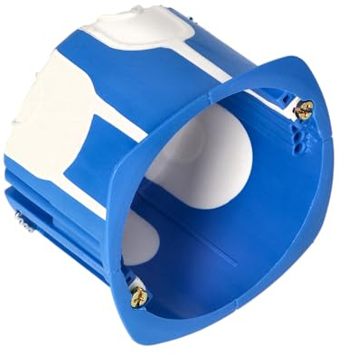 MIRATIC Boite Encastrement Étanche à l'Air Ø67mm Boite Etanche Électrique avec Membrane Souple pour Cloison Sèche Solution Anti-Fuite d'Air et Économie d'Énergie pour Prise et Interrupteur (1 poste)