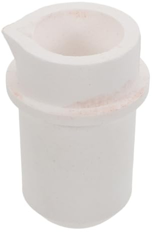 NIYANGLE 0.5kg Crogiolo d Oro in Quarzo Tazza di Fusione Termoresistente per Metalli di Gioielleria Leghe e Rame Accessorio di Laboratorio per Fusione di Metalli